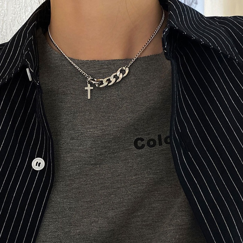 Dây chuyền Nam Bạc Đẹp Unisex Cá Tính Ngầu Thời Trang Nam Basic  Cube Chain Lucifer Store Vòng Titan không gỉ HIKI Chain