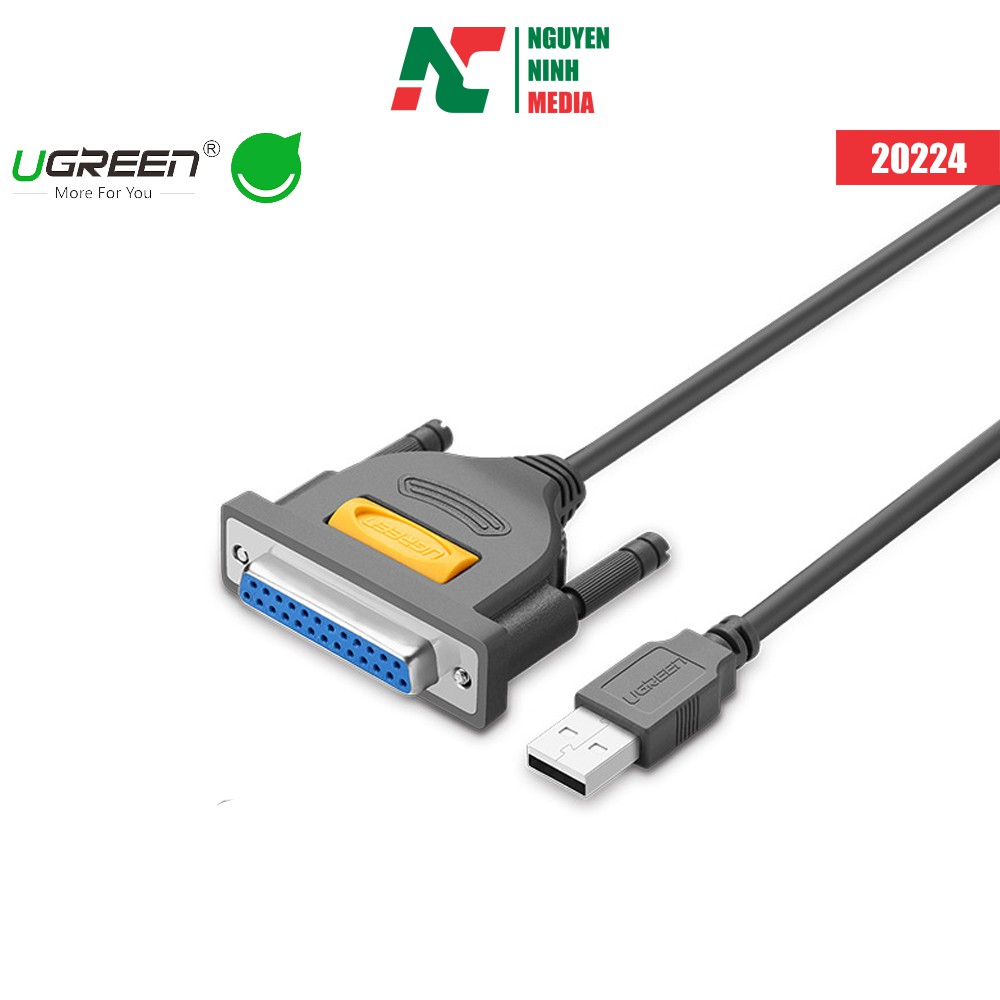 Cáp máy in USB sang LTP DB25 dài 2M UGREEN 20224