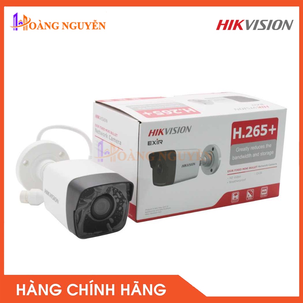 [NHÀ PHÂN PHỐI] Camera quan sát Hikvision DS-2CD1043G0E-I 4.0 Megapixel - Tầm Xa Hồng Ngoại 30m, Chuẩn Nén H265+