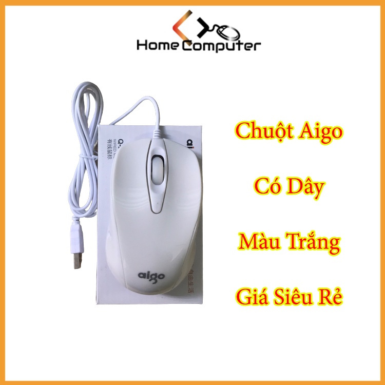 [BÁN LỖ] Hàng mới về bán lỗ xin đánh giá 5* - Chuột không dây, Chuột Có Dây AIGO Giá rẻ - tặng kèm pin