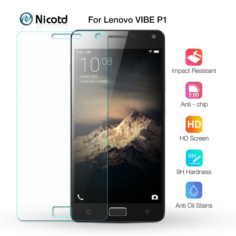Kính Cường Lực 9h Chống Nổ Cho Lenovo Vibe P1 P 1 P1A42 P1C72 P1C58 Dual Sim Lte