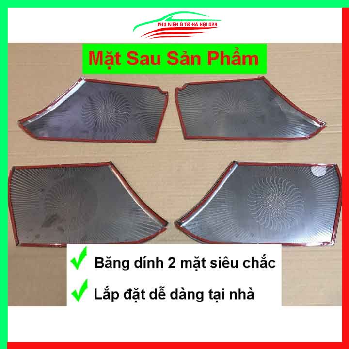 Bộ ốp màng loa Camry 2019-2022 chuẩn theo xe vân Titan chống xước trang trí nội thất ô tô