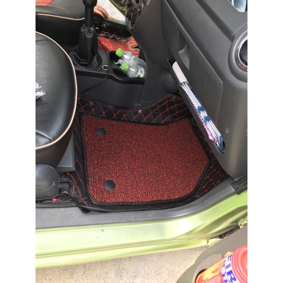 Thảm lót sàn ô tô 6D Chevrolet Spark bảo vệ sàn xe, không mùi, không thấm nước