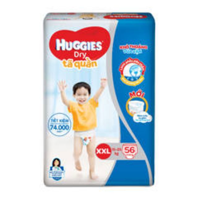 Tã quần Huggies Dry M74 (6-11kg)