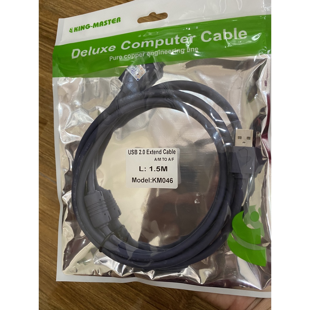 Cáp USB nối dài 1.5m 3m 5m KingMaster - Dây usb nối dài 2.0