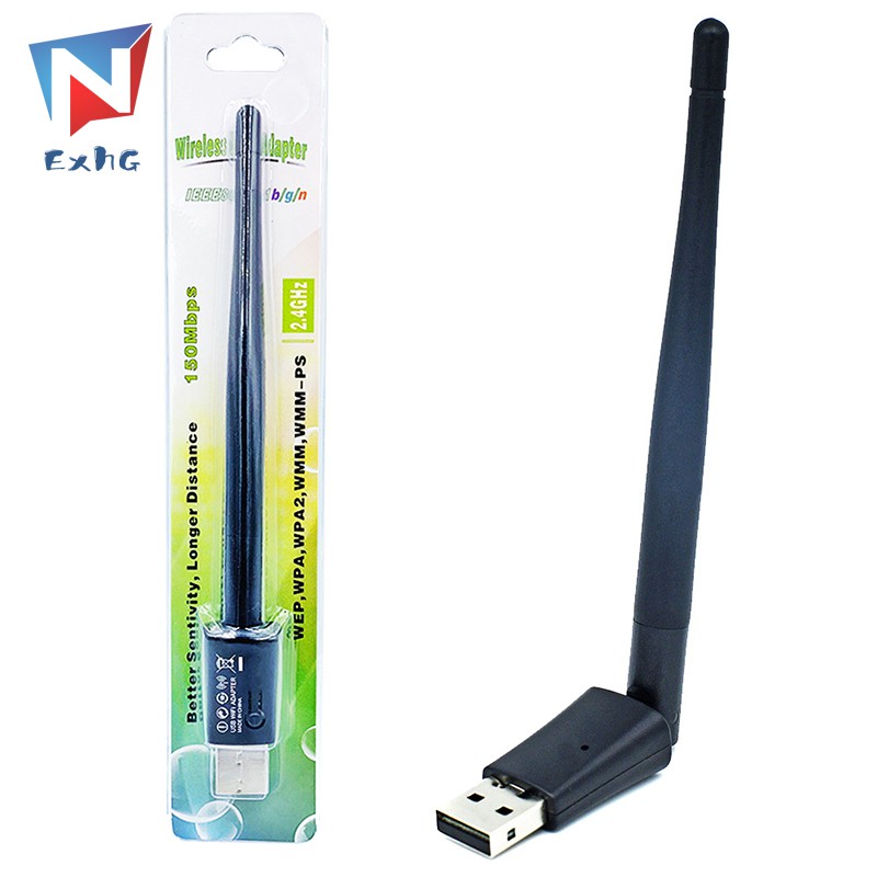 Ăng Ten Thu Phát Tín Hiệu Không Dây Usb Wifi Chất Lượng Cao Cho Pc @ My