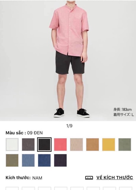 Quần Short Nam Chino- Uniqlo chính hãng