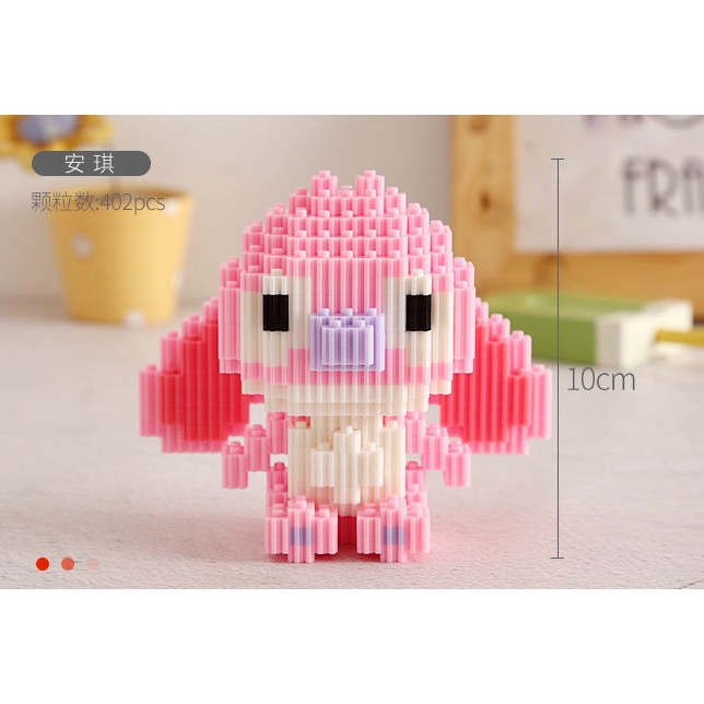 Mô hình lắp ghép Gấu Bearbrick - STick CỰC CUTE, Decor xinh xỉu
