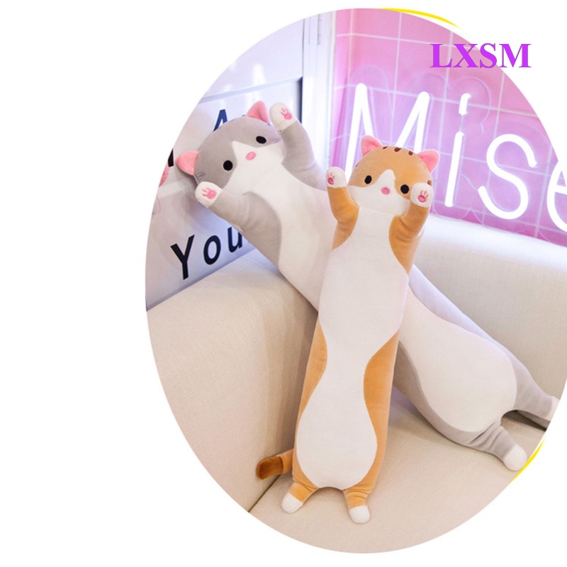 Gối Ôm Nhồi Bông Mềm Mại Hình Chú Mèo Dễ Thương