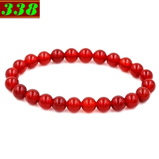 HẠT CHUỖI TAY MÃ NÃO ĐỎ 6 LY 26 HẠT, vòng tay chuỗi hạt