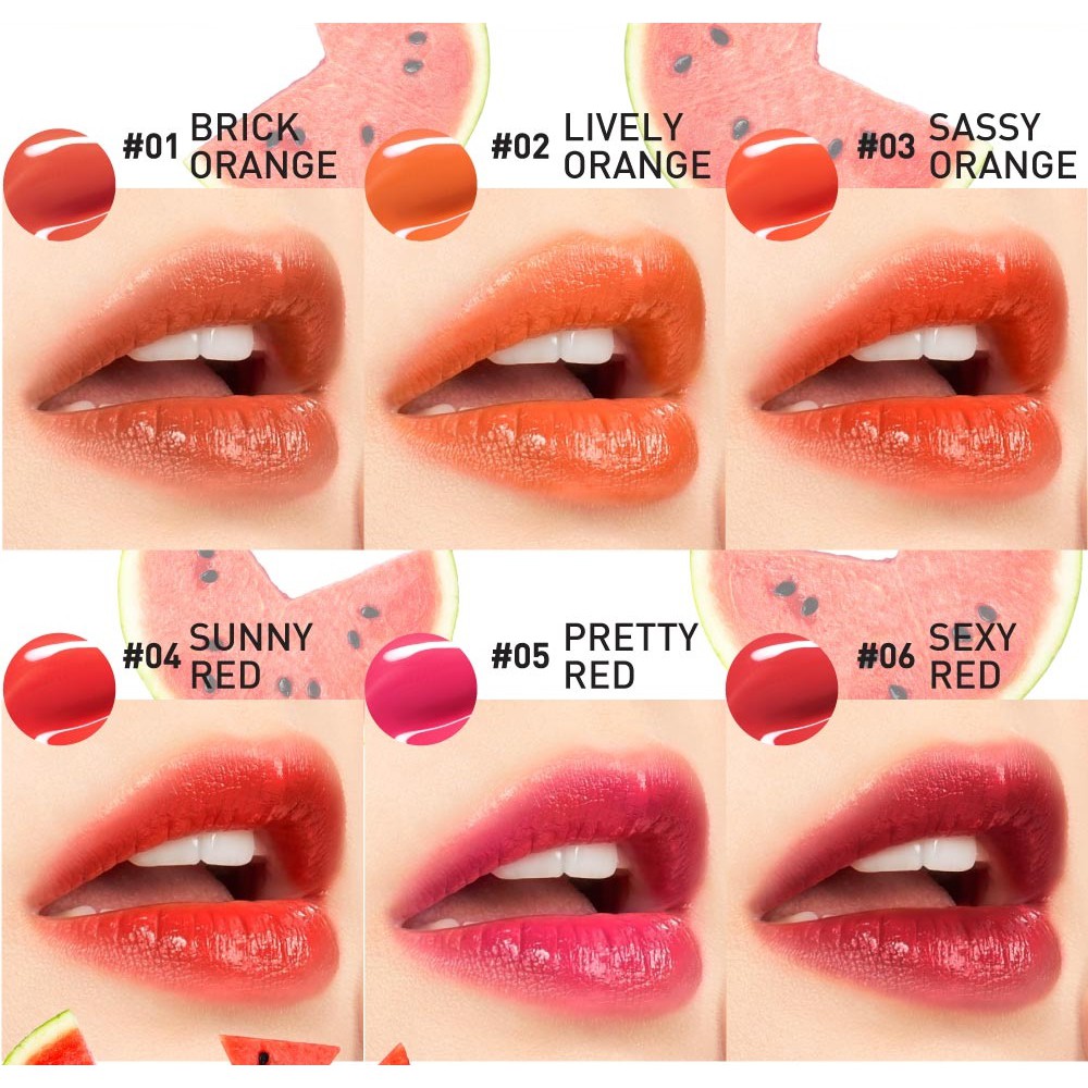 Son tint rất lâu trôi LIP & CHEEK WATERMELON GEL TINT 2.5G BABY BRIGHT
