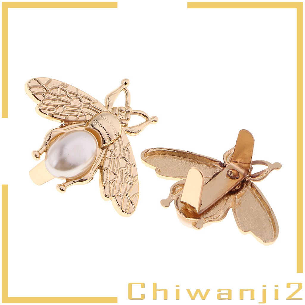 Bộ 6 Khóa Kim Loại DIY Hình Ong Cho Túi Xách