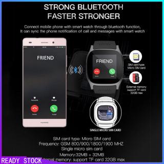 PG【COD】Bluetooth Smart Watch Phone Mate SIM FM Pedometer for Android IOS iPhone Samsung