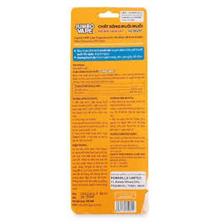 Tinh dầu đuổi muỗi 45 ngày Jumbo Vape