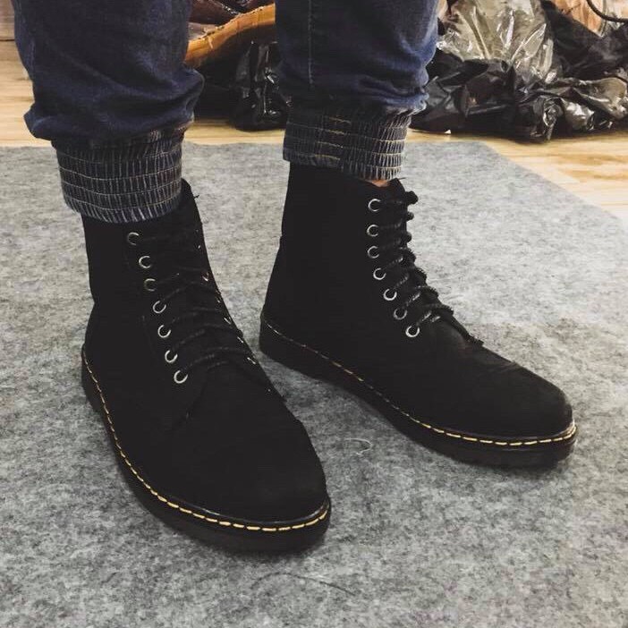 Giày Da lộn🎁FREESHIP🎁GIẢM 10K🎁Giày Nam Da Lộn Chống Nước, DÁNG BOOT, CAO CỔ | BigBuy360 - bigbuy360.vn