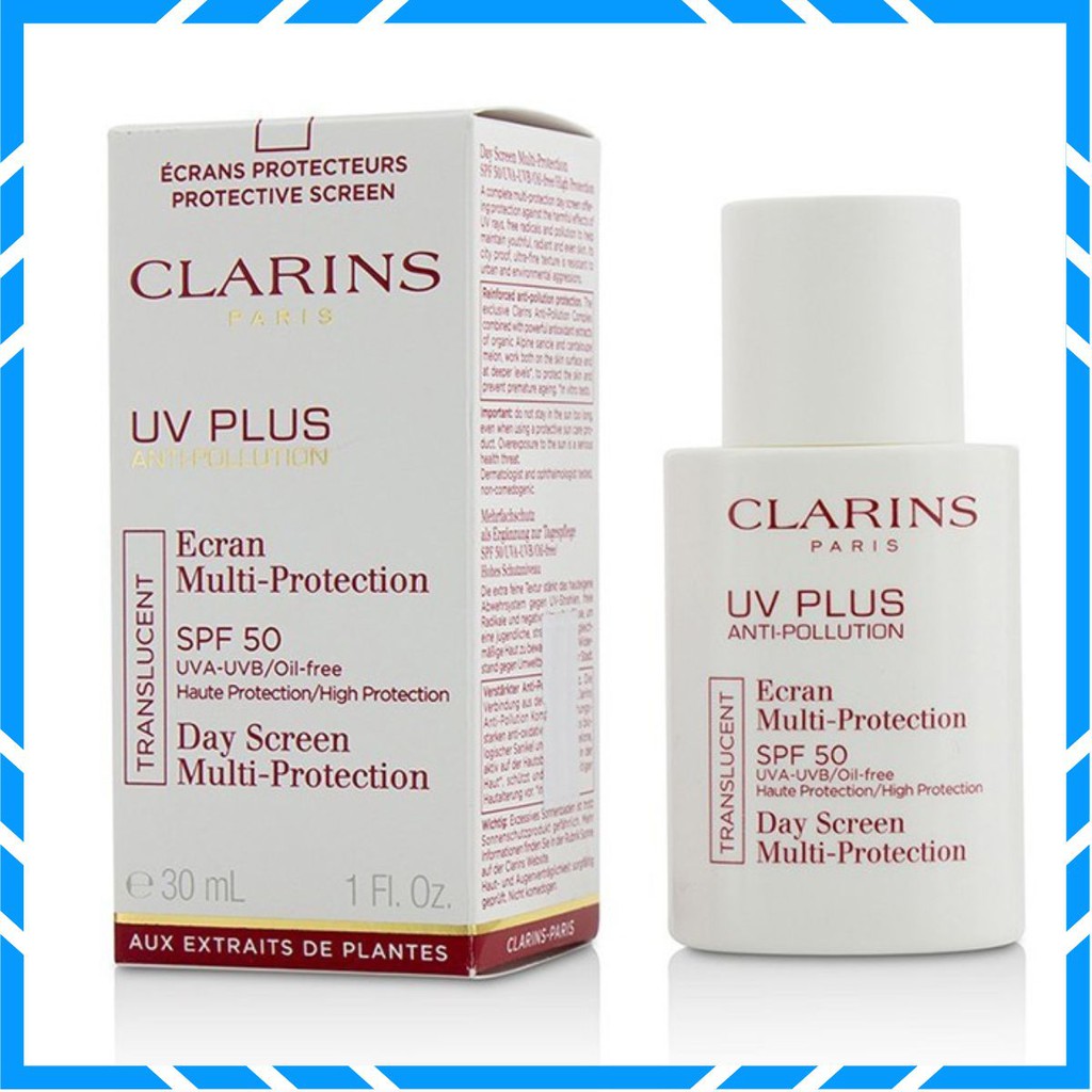 [Rẻ Nhất Shopee] KEM CHỐNG NẮNG CLARINS 50ML