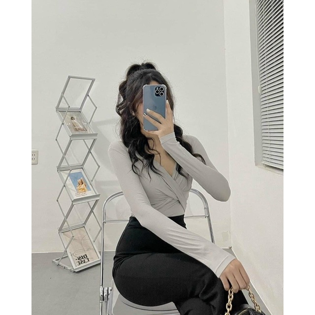 Quần ống loe  Quần ống vẩy chỉ nổi chạy dọc UMI cài cúc cạp cao phong cách Hàn Quốc dành cho nữ PHULA