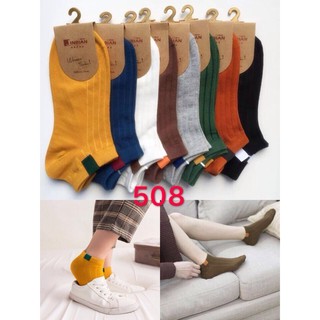 Sỉ = lẻ tất gân hàn quốc cổ ngắn