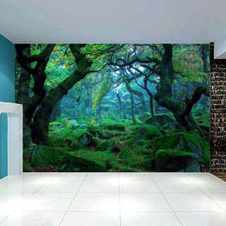 Backdrop Cho Studio Loại Cây Gỗ Rừng Rơi 5X3Ft