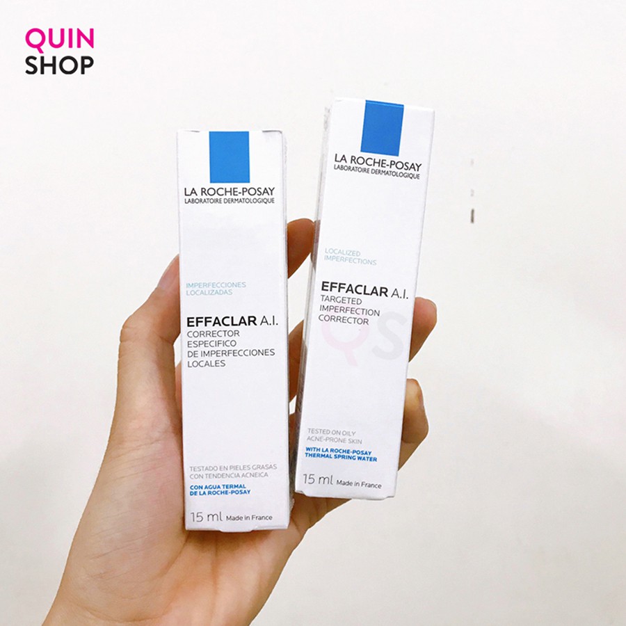 Kem Hỗ Trợ Giảm Mụn Chuyên Biệt La Roche Posay Effaclar A.I. Targeted Imperfection Corrector