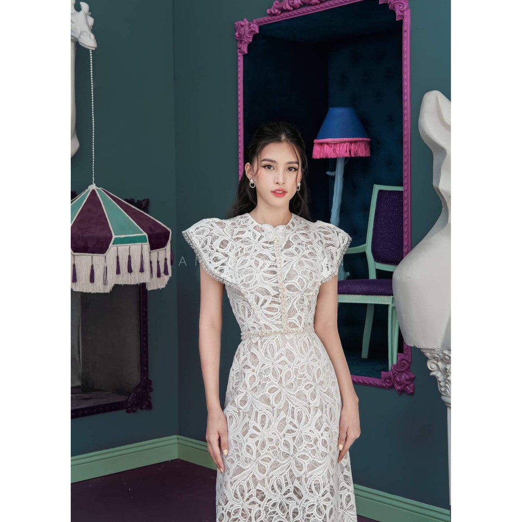 Đầm đi tiệc sang trọng chất liệu ren cao cấp | BigBuy360 - bigbuy360.vn