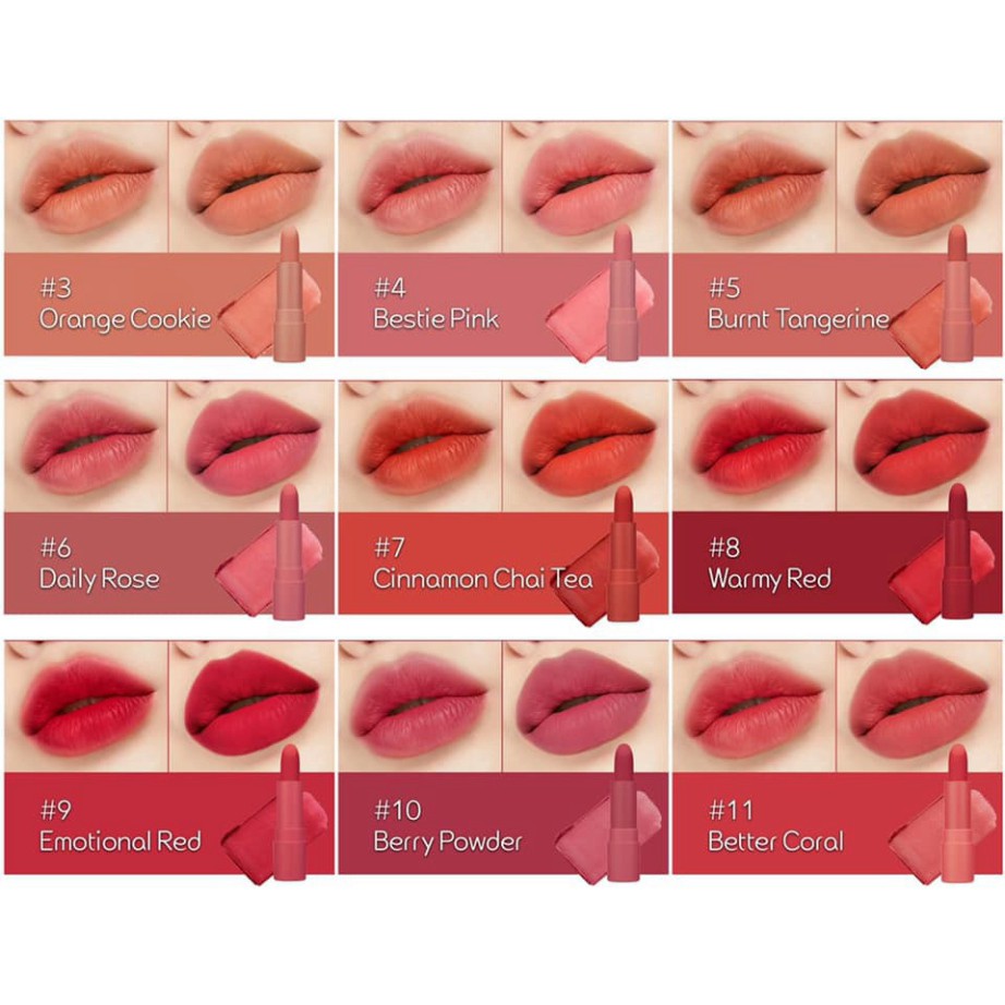 SALE NGÀY HÈ Son Thỏi Peripera Ink Airy Velvet Stick 3.6g SALE NGÀY HÈ