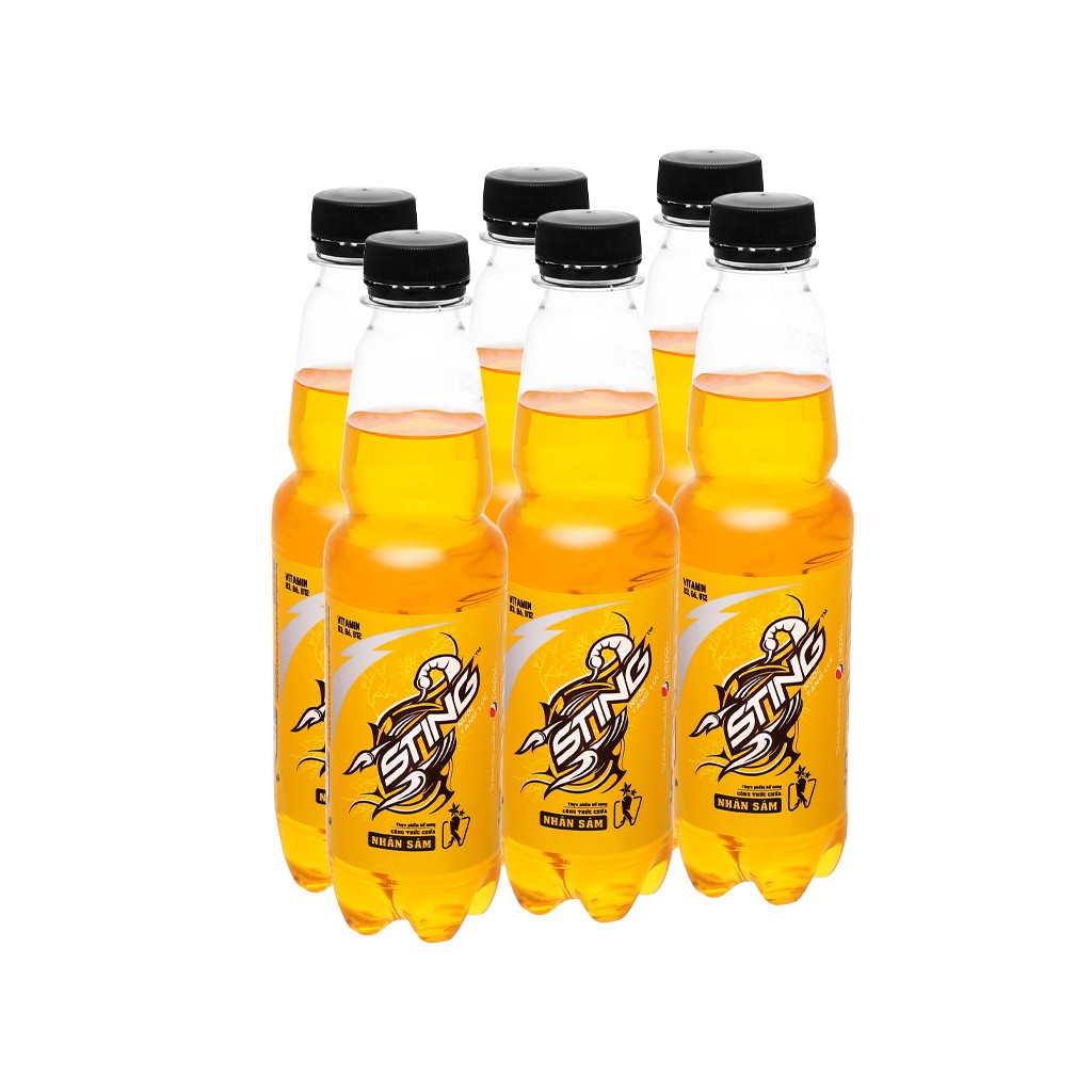 6 chai nước tăng lực Sting gold 330ml