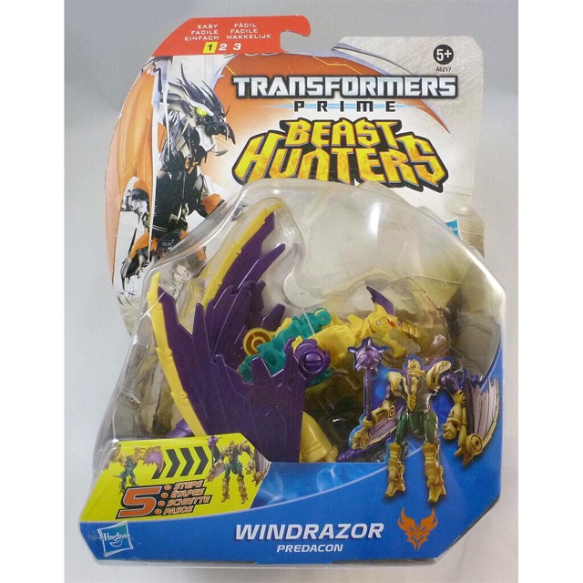 Đồ chơi Robot Transformer : Beast Hunters- biến hình xe oto và khủng long- khách chọn mẫu ghi chú