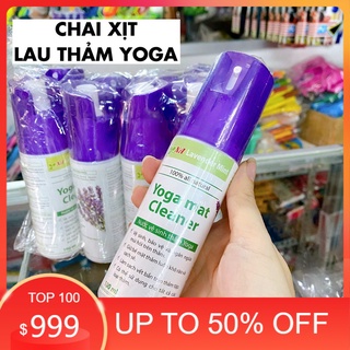Chai xịt vệ sinh thảm yoga, nước lau chùi thảm yoga - loi59 sports
