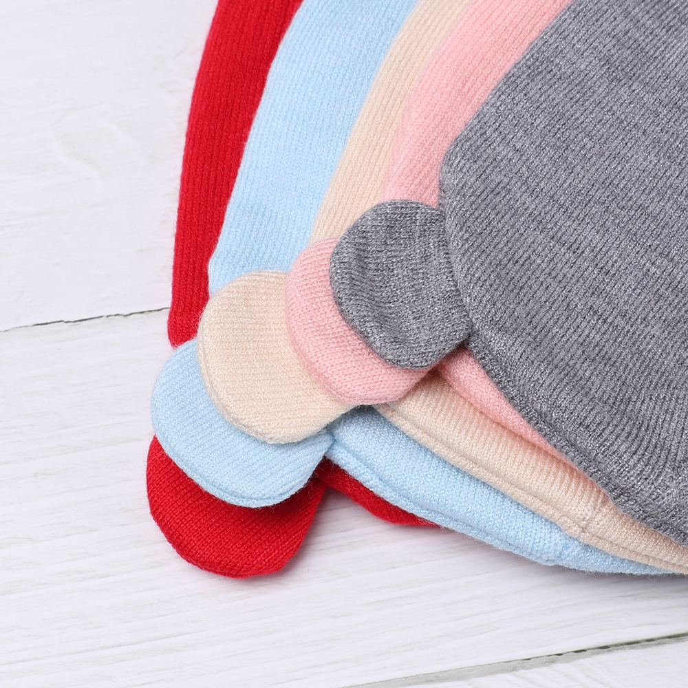 Nón len giữ ấm thiết kế dễ thương cho bé sơ sinh