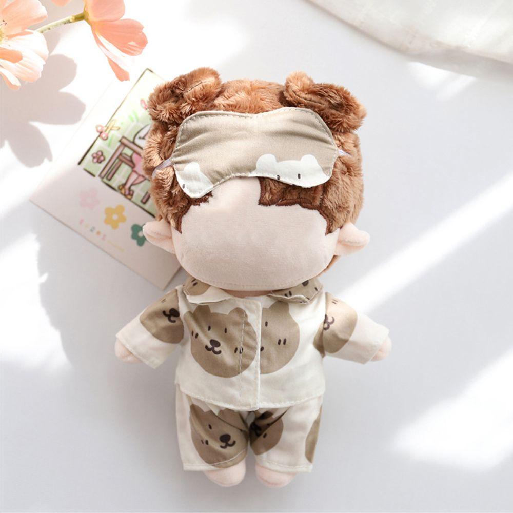Bộ 3 Búp Bê Nhồi Bông Dễ Thương Kích Thước 20cm 15cm