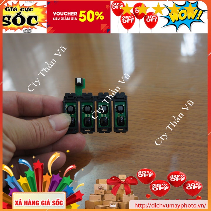 Chíp nhận mực dẫn mực ngoài máy in màu Epson XP440 XP 330 Xp 220 XP 343 XP 243 hàng chuẩn Kholinhkienmayin SP002401