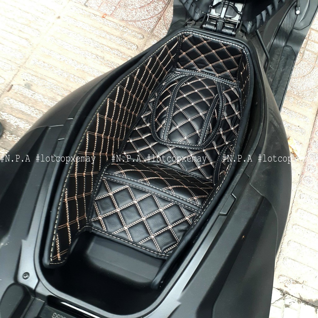 Lót cốp da Honda PCX 2018 tới 2022, CÓ TÚI để giấy tờ.