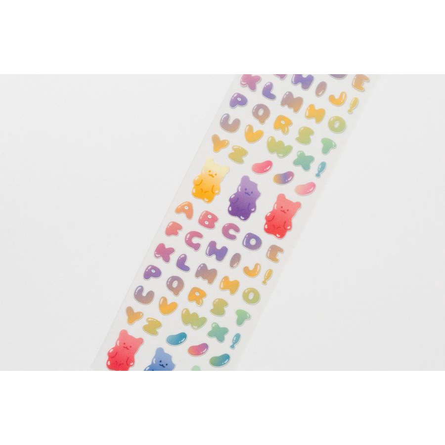 Sticker Hologram ARTBOX Hàn Quốc Hình Gấu Gummy Và Jelly Xinh Xắn