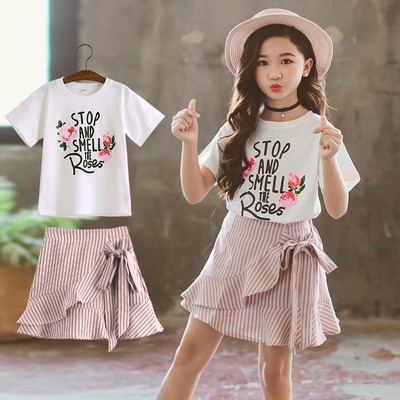 Thời trang bé gái 12 tuổi (3 - 12 tuổi)☑️ Set Quần Áo Thời Trang, đầm bé gái size đại 35kg, 30kg