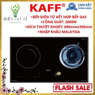 Bếp điện từ kết hợp bếp gas 1 lò điện từ + 1 lò gas_ chính hãng
