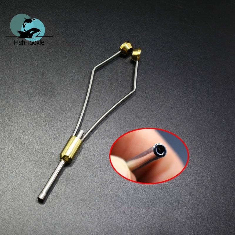 Giá Đỡ Suốt Chỉ Câu Cá Bằng Sứ Màu Đen Đầu Cong / Kích Thước Tiêu Chuẩn