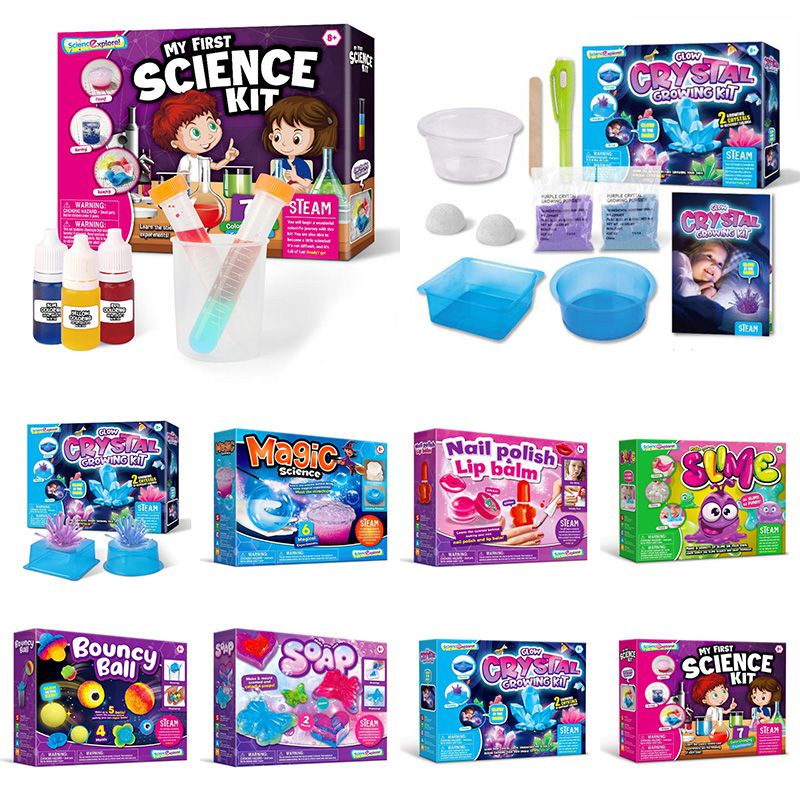 Bộ đồ chơi làm slime thí nghiệm khoa học cho trẻ em
