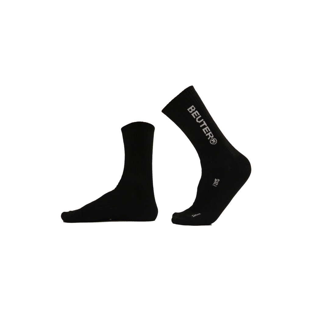 Tất Cổ Cao Beuter Black Crew Socks