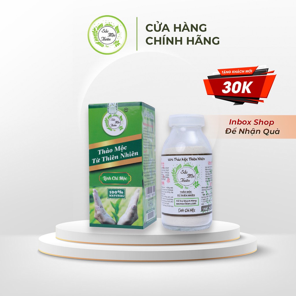 Linh Chi Mộc Sắc Mộc Thiên Da Sạch Nhờn Căng Mịn Cân Bằng Độ Ẩm 100gr