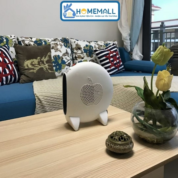Quạt sưởi ấm mini - Máy sưởi di dộng mùa đông công suất 500W tiết kiệm điện tốc độ ấm nhanh, tỏa nhiệt đều QS1