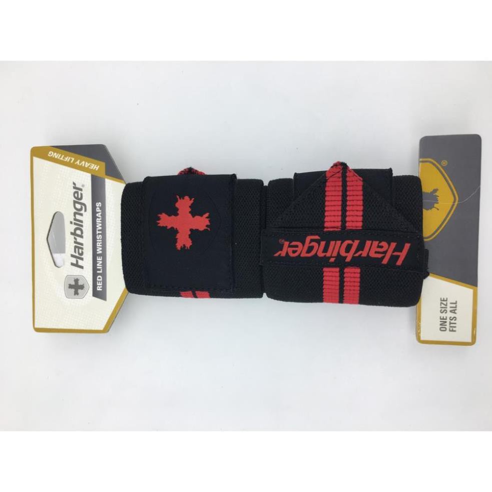 [GIÁ TỐT NHẤT] [Freeship] Phụ Kiện Thể Thao Gym Quấn cổ Tay bảo vệ cổ tay HARBINGER RED LINE WRIST WRAPS 443 TPBS