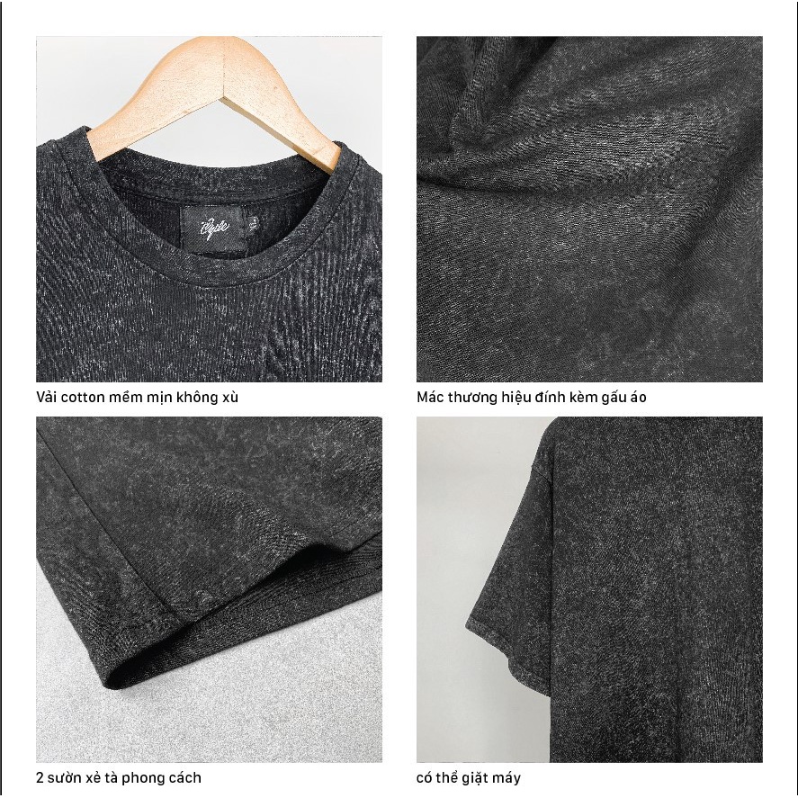Áo thun local brand Denim khói City Cycle phông tay lỡ Unisex form rộng in hình