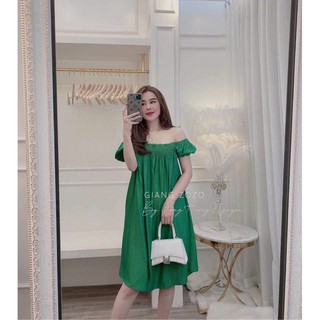 Váy suông chất đũi