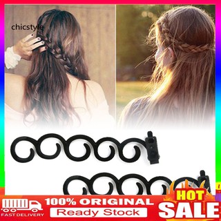 Set 2 Dụng Cụ Hỗ Trợ Tết Tóc Tạo Kiểu Nhanh Chóng Tiện Lợi