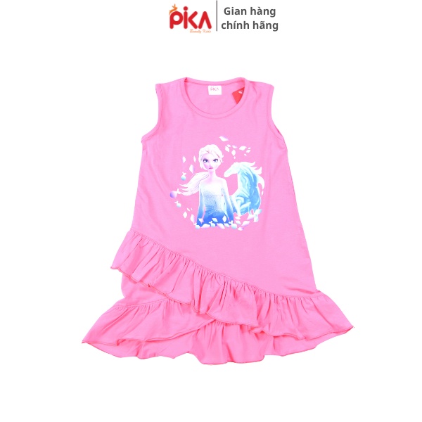 Váy cho bé PIKA kids Váy Elsa cho bé gái -chất liệu cotton từ 12-25kg [QUÀ TẶNG:DÂY BUỘC TÓC]