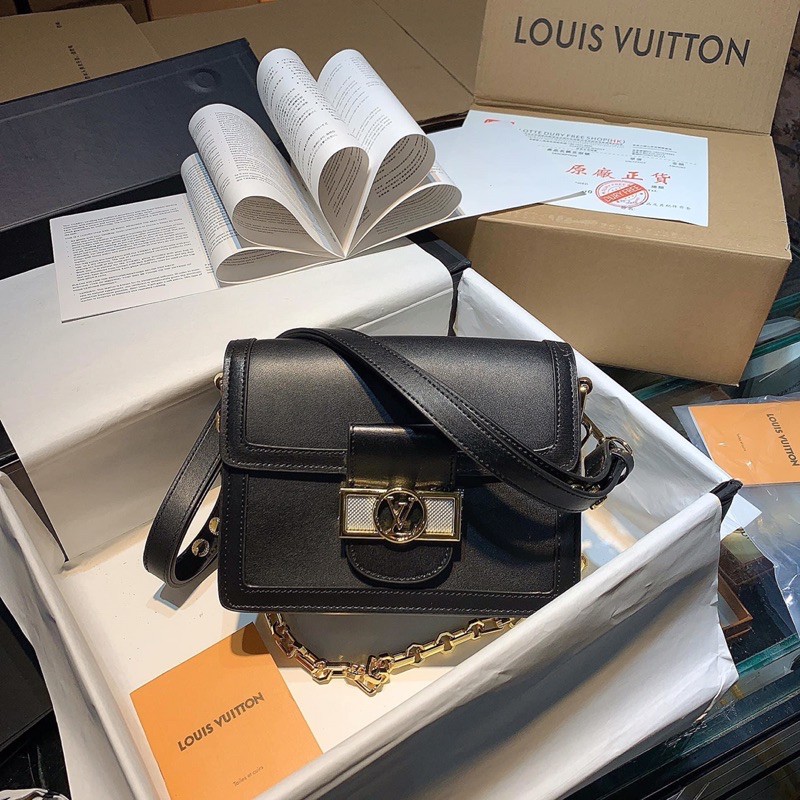 #Lv daufin về full màu ✅Sz 20  ✅Full box nam châm + bill Đầy đủ