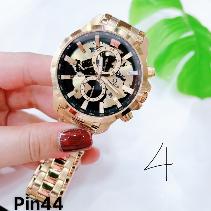 Đồng hồ OMEGA nam 6 kim size 44mm bảo hành 24 tháng