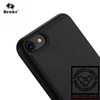 IP07- Ốp lưng da chính hãng Benks cho Iphone 7/ 7+