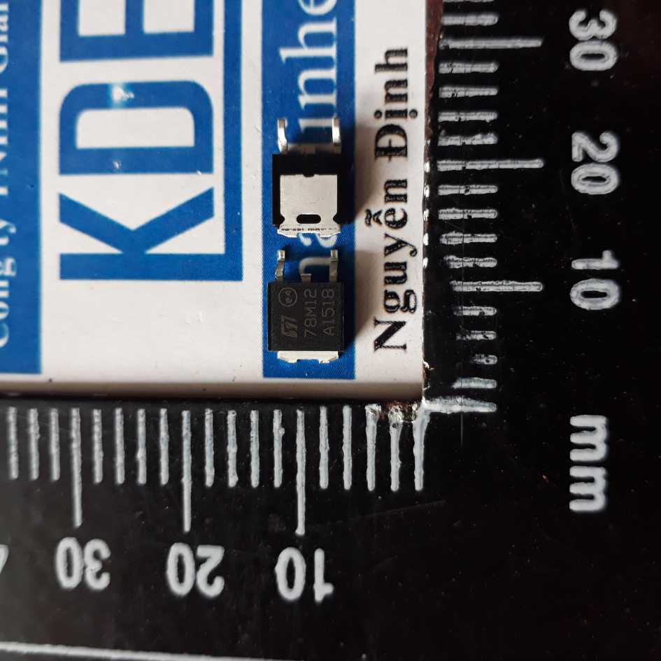 78M12 TO-252 12V/0.5A IC nguồn ổn áp (10 con) kde1468